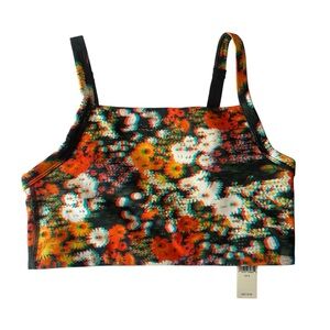 Aerie Offline Floral Sports Bra Crop Top Size S NWT
